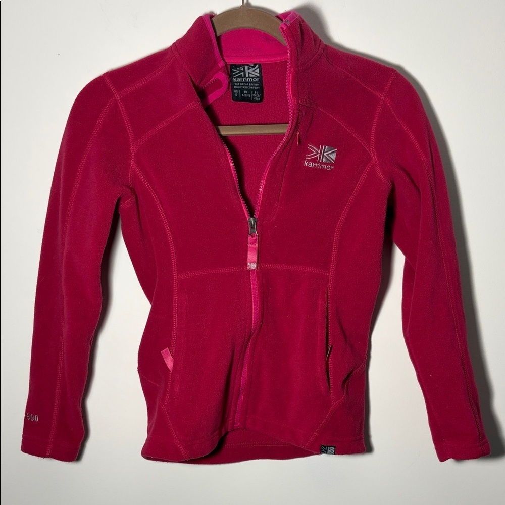 Little Girls Karrimor KS-300 Fleece Pink Zip-up Jacket - Sz 10 -